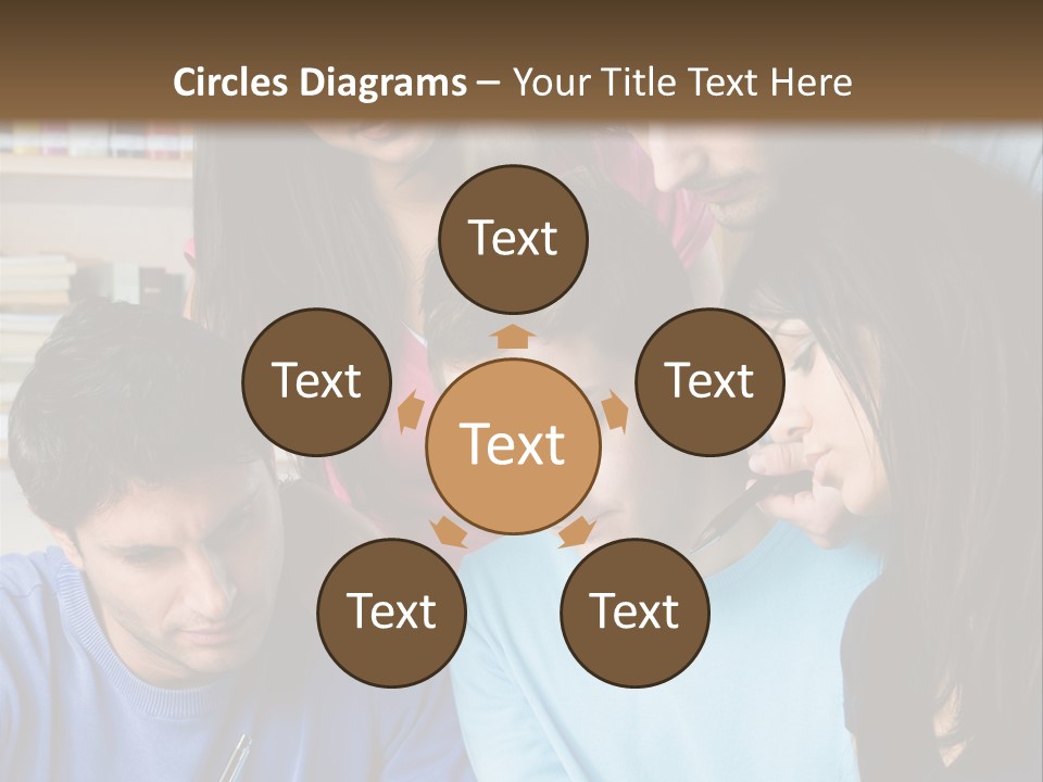 Friend Writing Happy PowerPoint Template