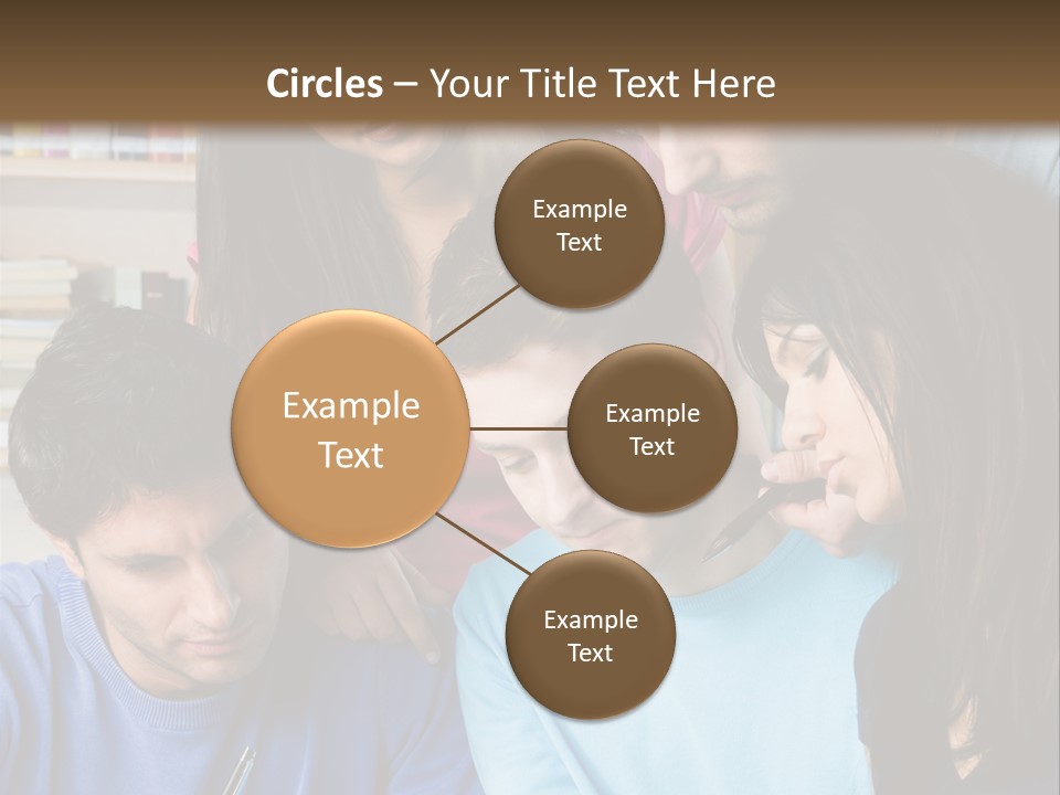 Friend Writing Happy PowerPoint Template