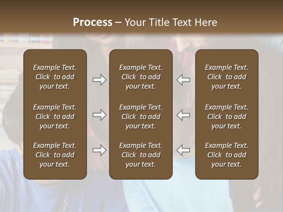 Friend Writing Happy PowerPoint Template