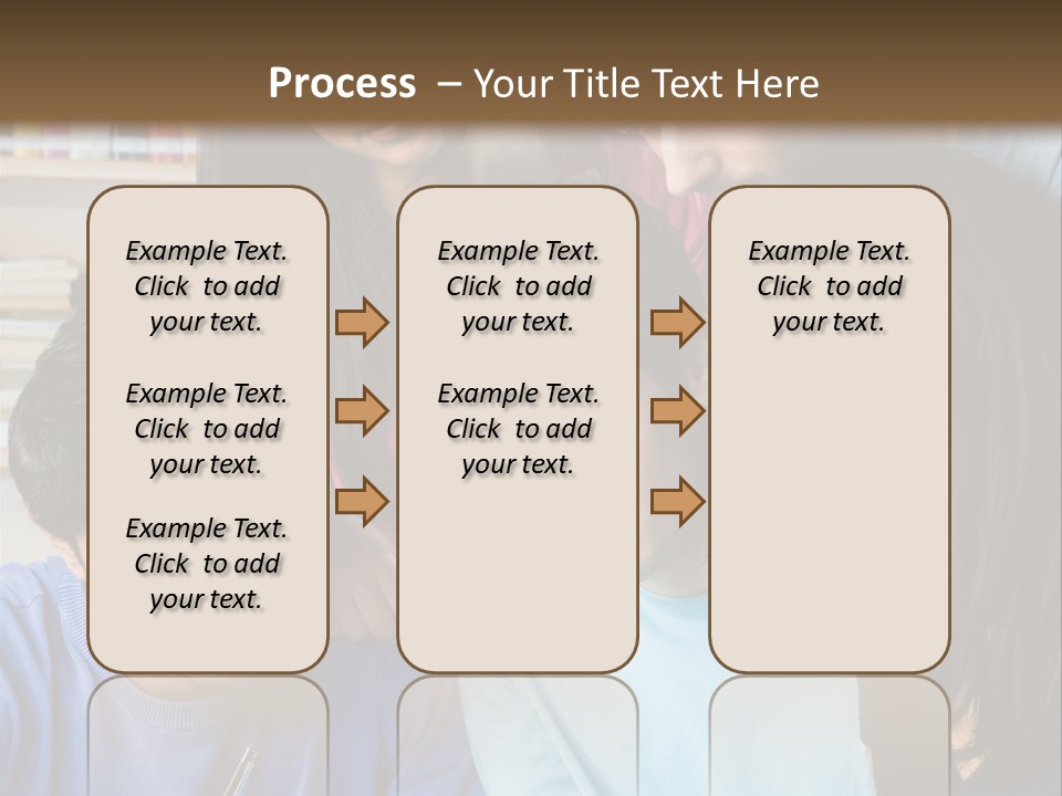 Friend Writing Happy PowerPoint Template