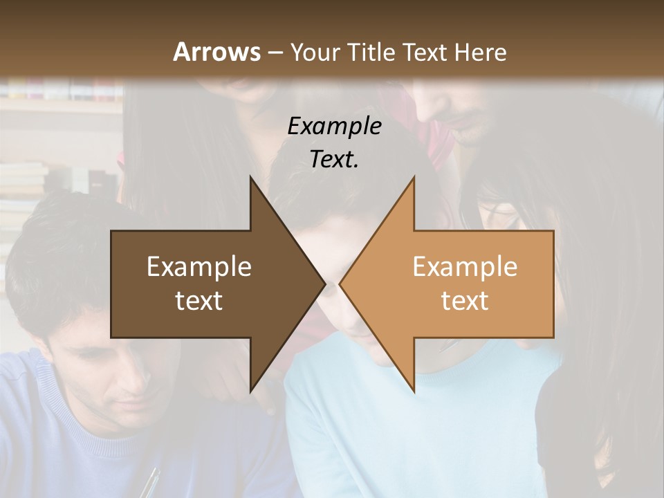 Friend Writing Happy PowerPoint Template