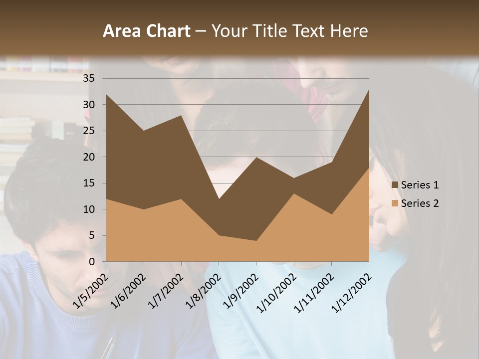 Friend Writing Happy PowerPoint Template