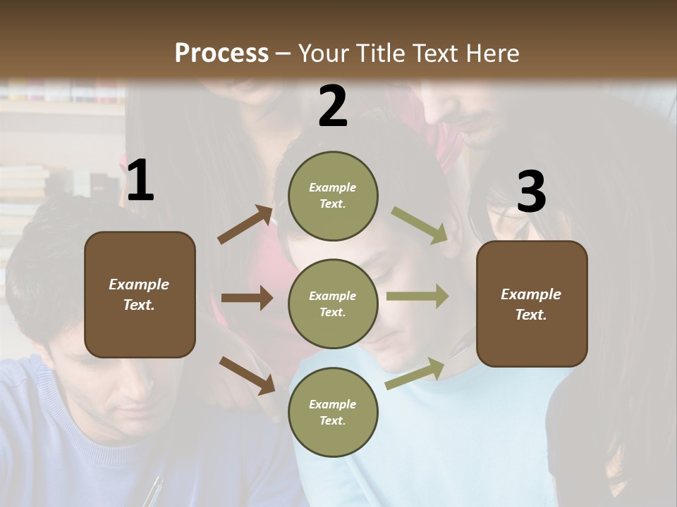 Friend Writing Happy PowerPoint Template