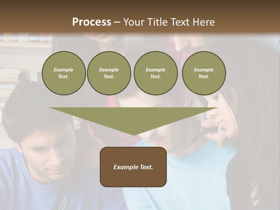 Friend Writing Happy PowerPoint Template