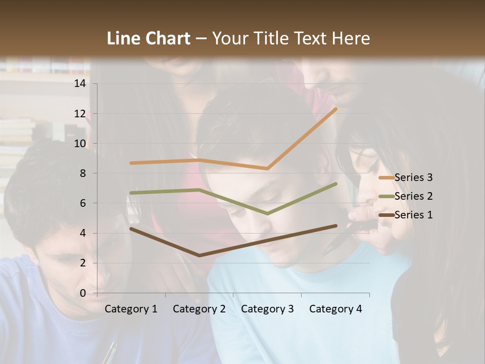 Friend Writing Happy PowerPoint Template