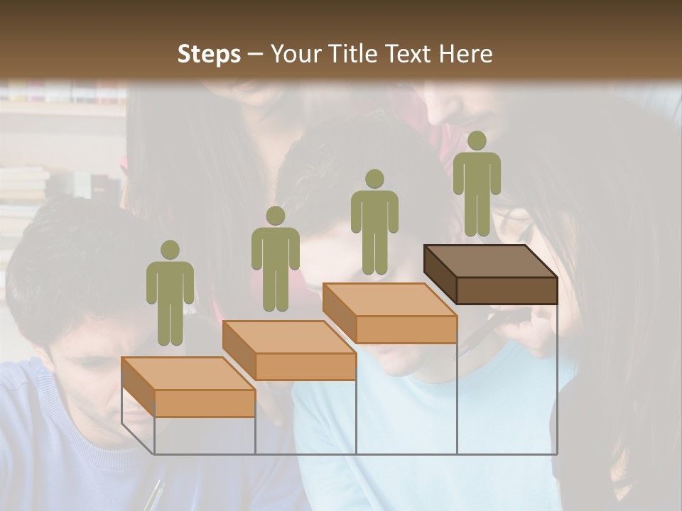 Friend Writing Happy PowerPoint Template