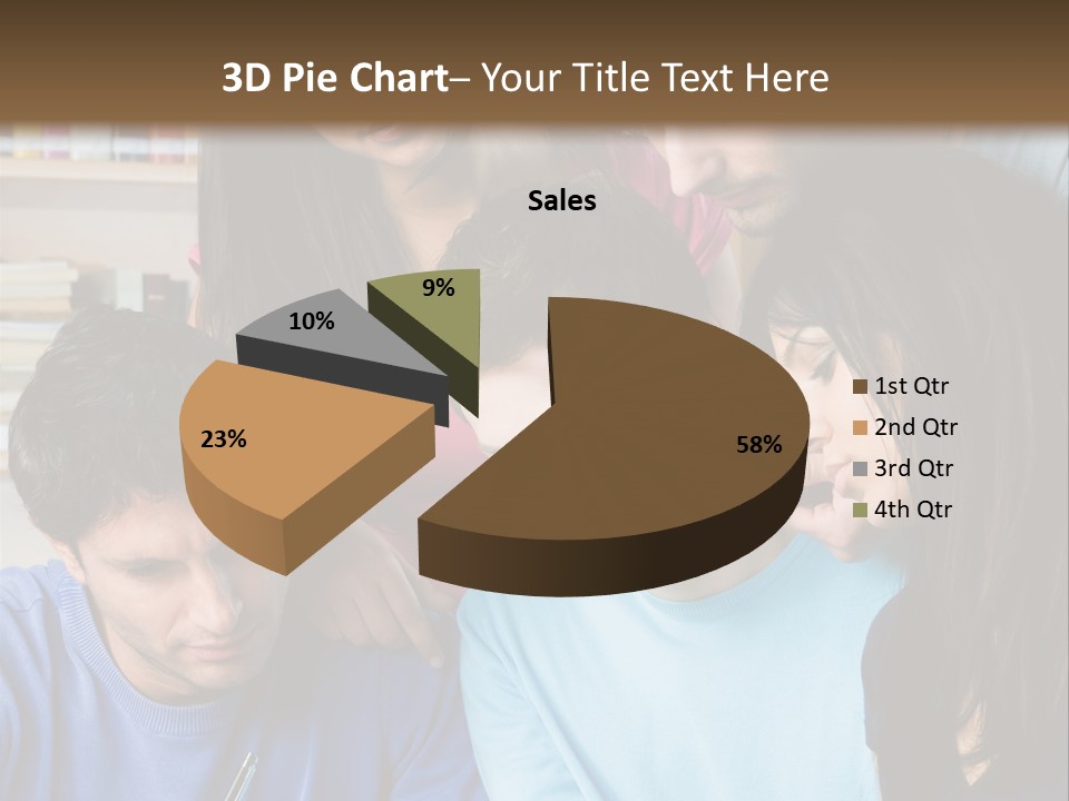 Friend Writing Happy PowerPoint Template