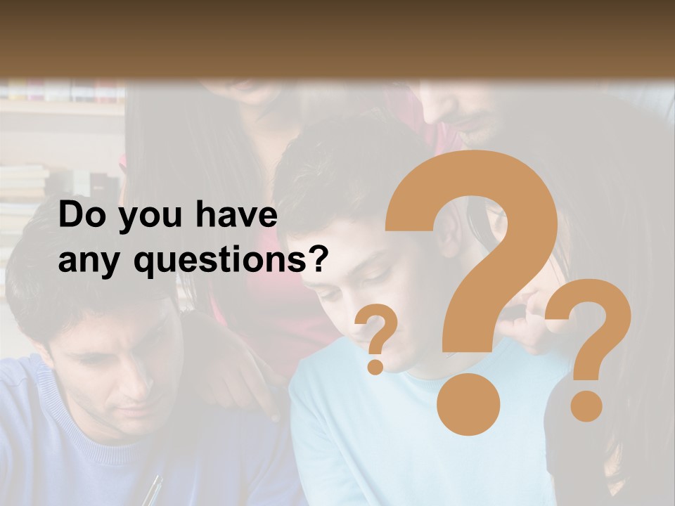 Friend Writing Happy PowerPoint Template