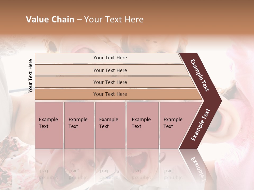 Company Children Happiness PowerPoint Template