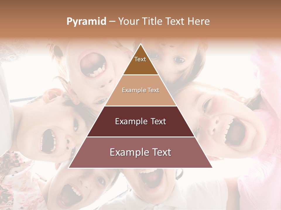 Company Children Happiness PowerPoint Template