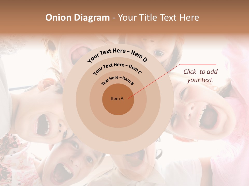 Company Children Happiness PowerPoint Template