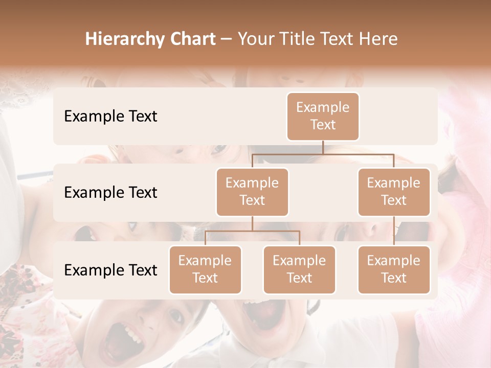 Company Children Happiness PowerPoint Template