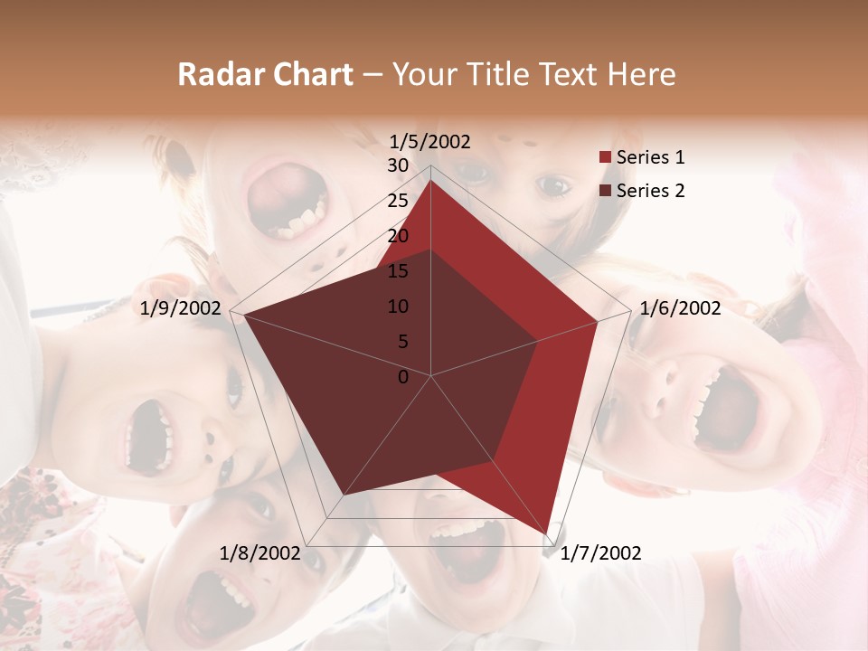 Company Children Happiness PowerPoint Template
