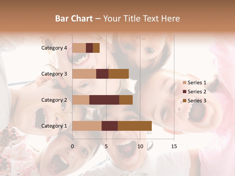 Company Children Happiness PowerPoint Template
