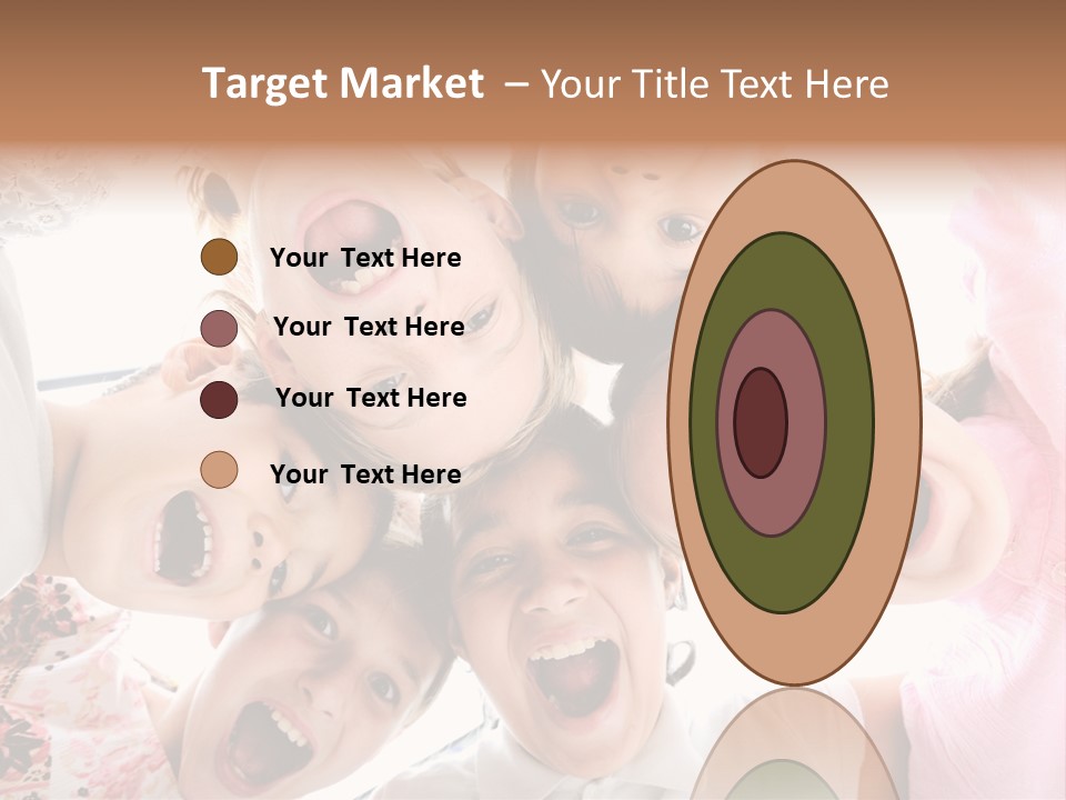 Company Children Happiness PowerPoint Template