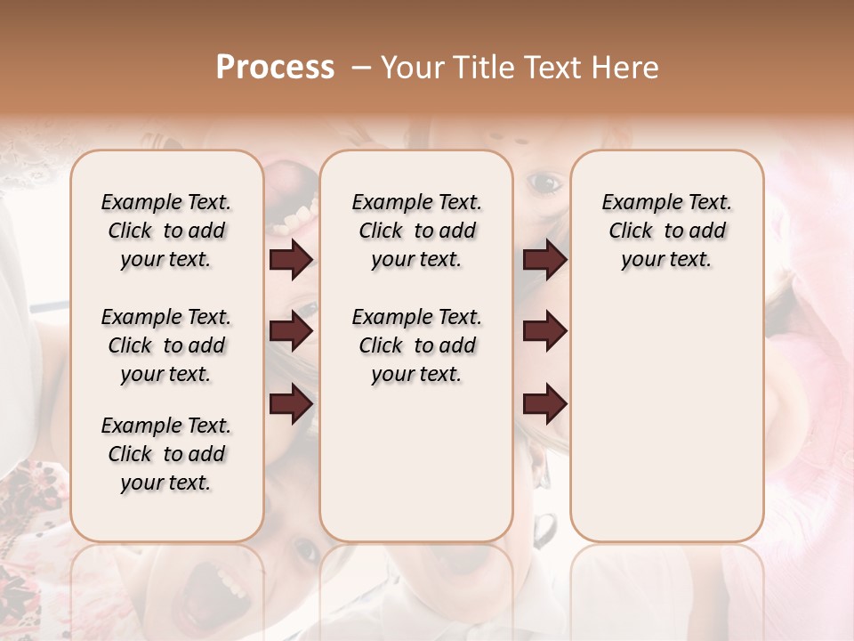 Company Children Happiness PowerPoint Template