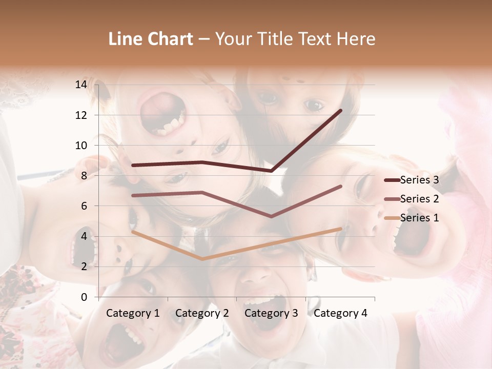 Company Children Happiness PowerPoint Template