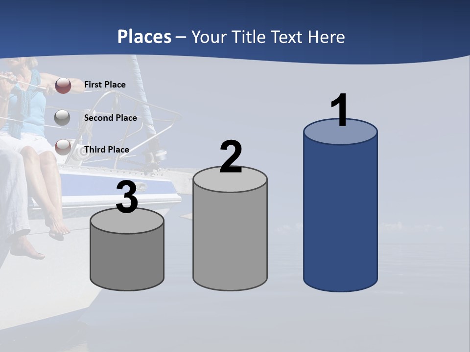 Retirement Romantic Yacht PowerPoint Template