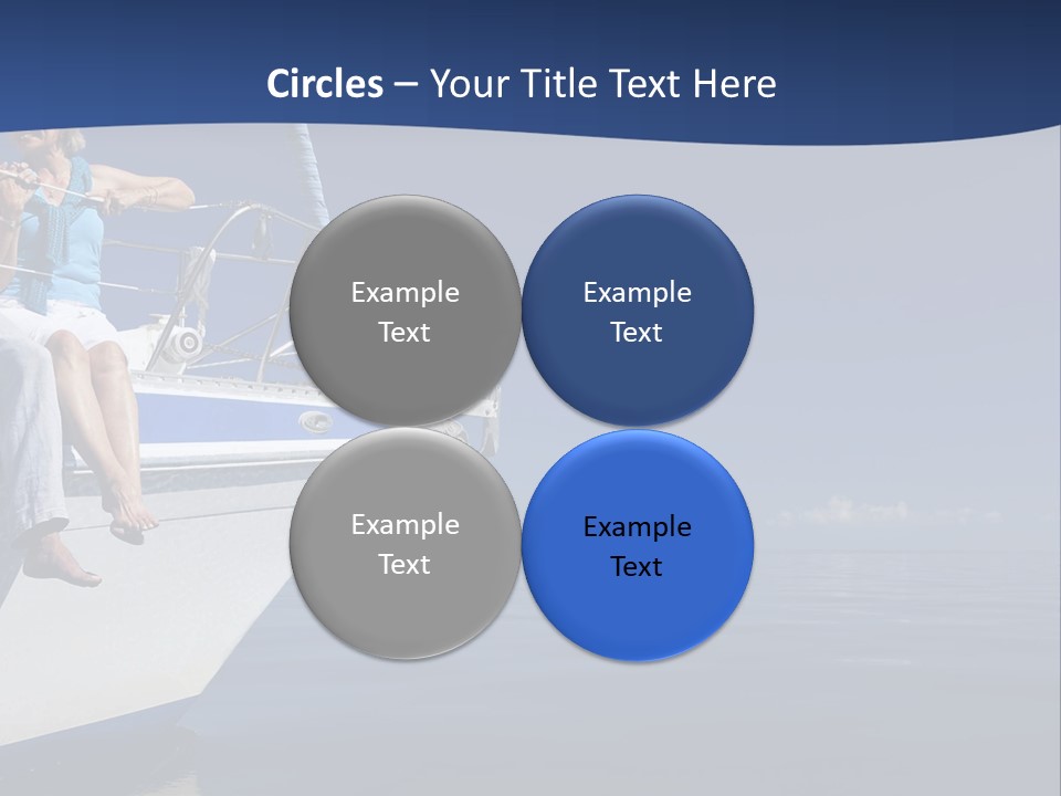 Retirement Romantic Yacht PowerPoint Template