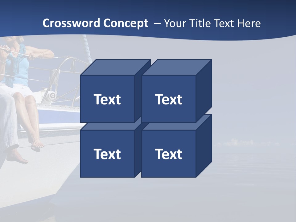 Retirement Romantic Yacht PowerPoint Template
