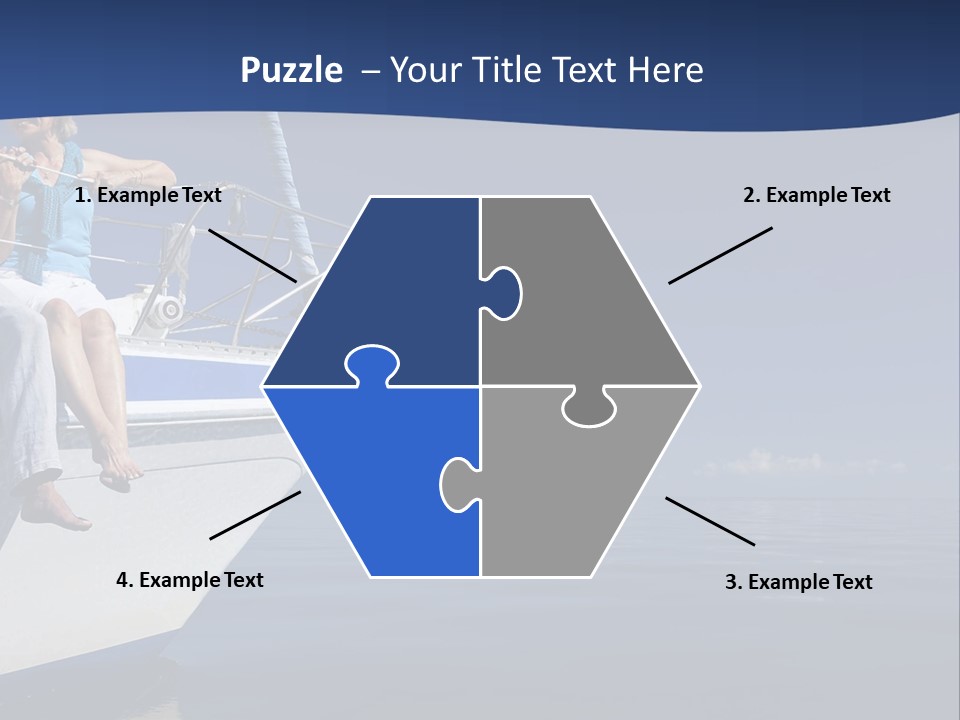 Retirement Romantic Yacht PowerPoint Template