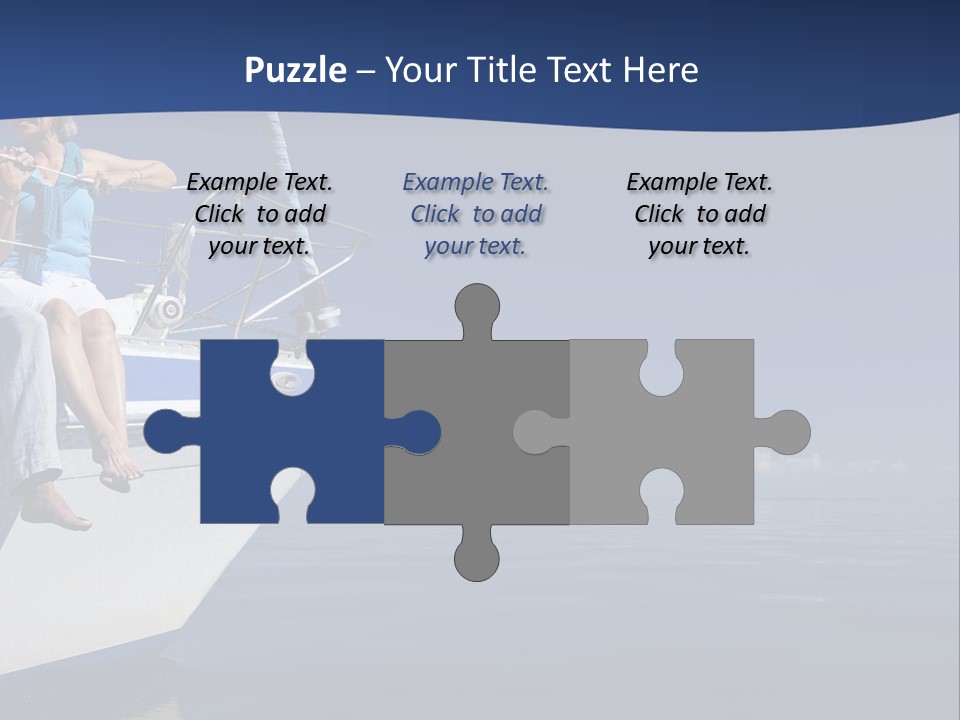 Retirement Romantic Yacht PowerPoint Template