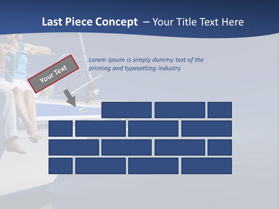 Retirement Romantic Yacht PowerPoint Template