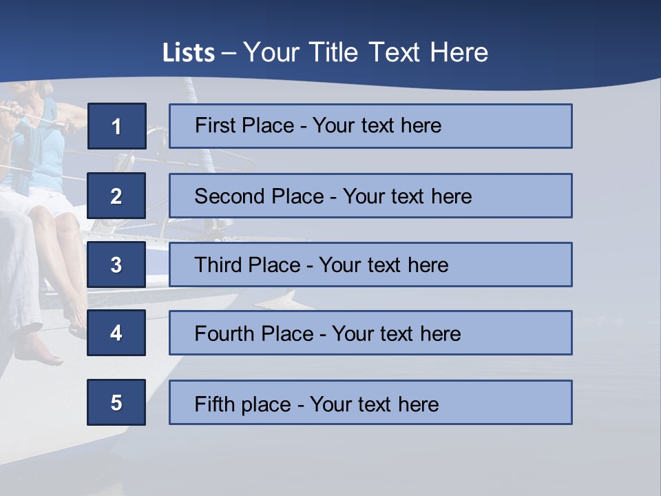 Retirement Romantic Yacht PowerPoint Template