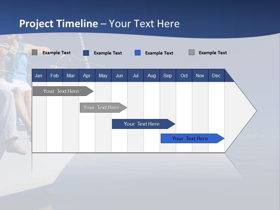 Retirement Romantic Yacht PowerPoint Template