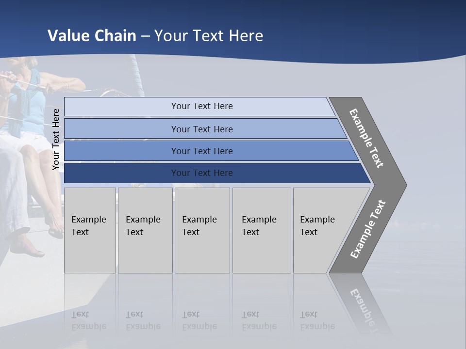 Retirement Romantic Yacht PowerPoint Template