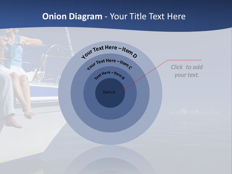 Retirement Romantic Yacht PowerPoint Template