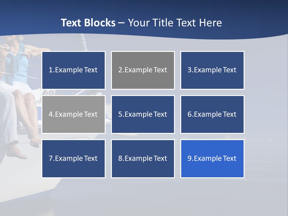 Retirement Romantic Yacht PowerPoint Template
