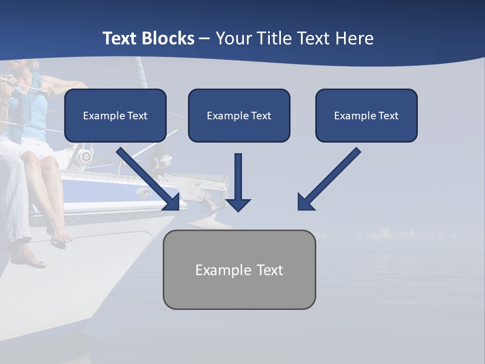 Retirement Romantic Yacht PowerPoint Template