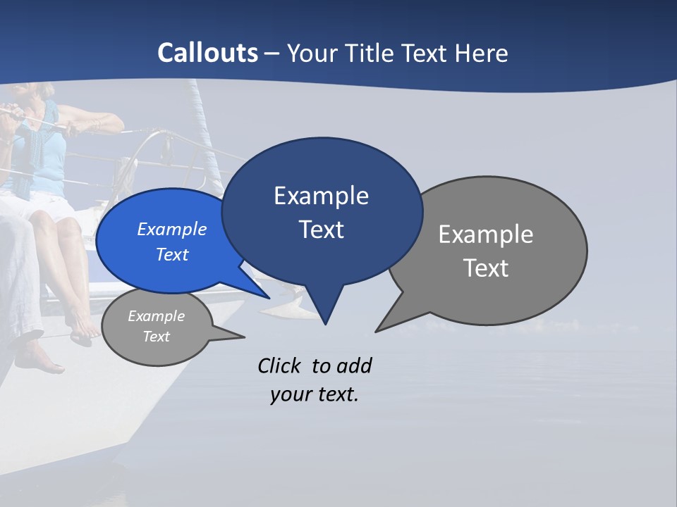 Retirement Romantic Yacht PowerPoint Template