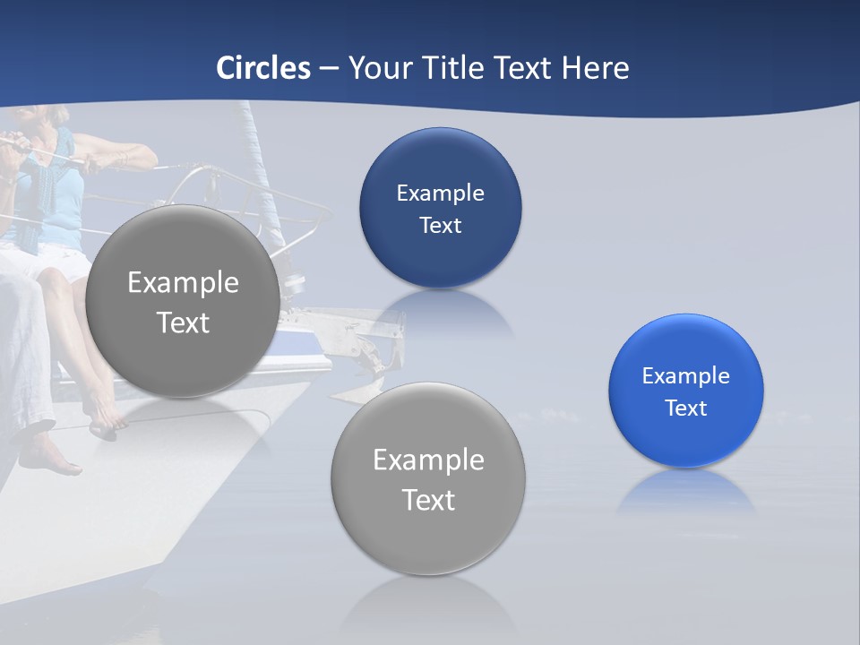 Retirement Romantic Yacht PowerPoint Template