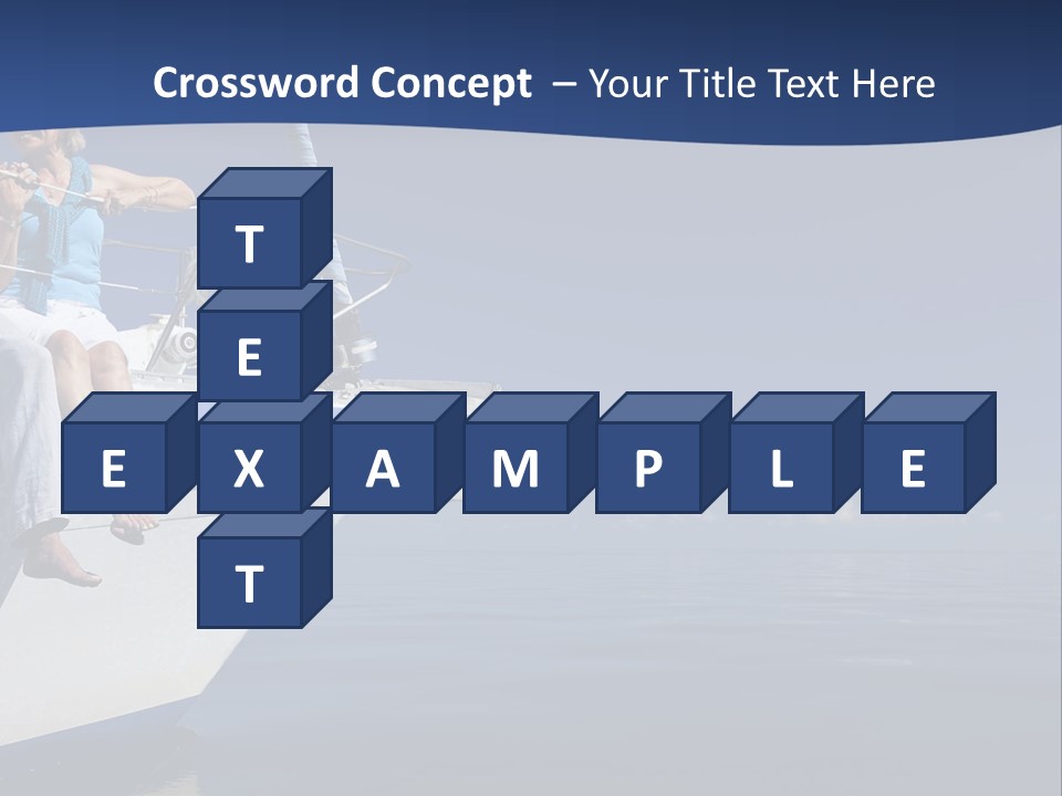 Retirement Romantic Yacht PowerPoint Template