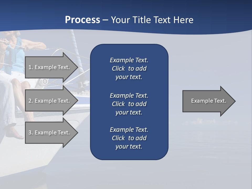 Retirement Romantic Yacht PowerPoint Template