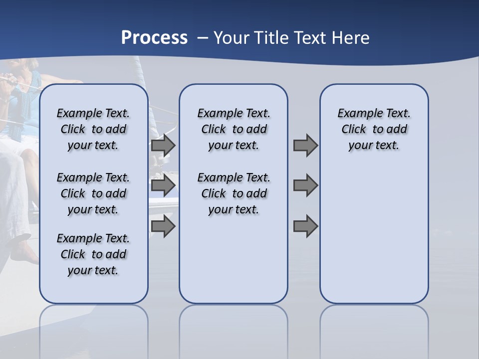 Retirement Romantic Yacht PowerPoint Template