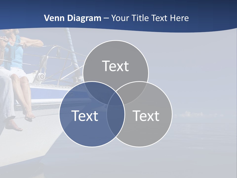 Retirement Romantic Yacht PowerPoint Template