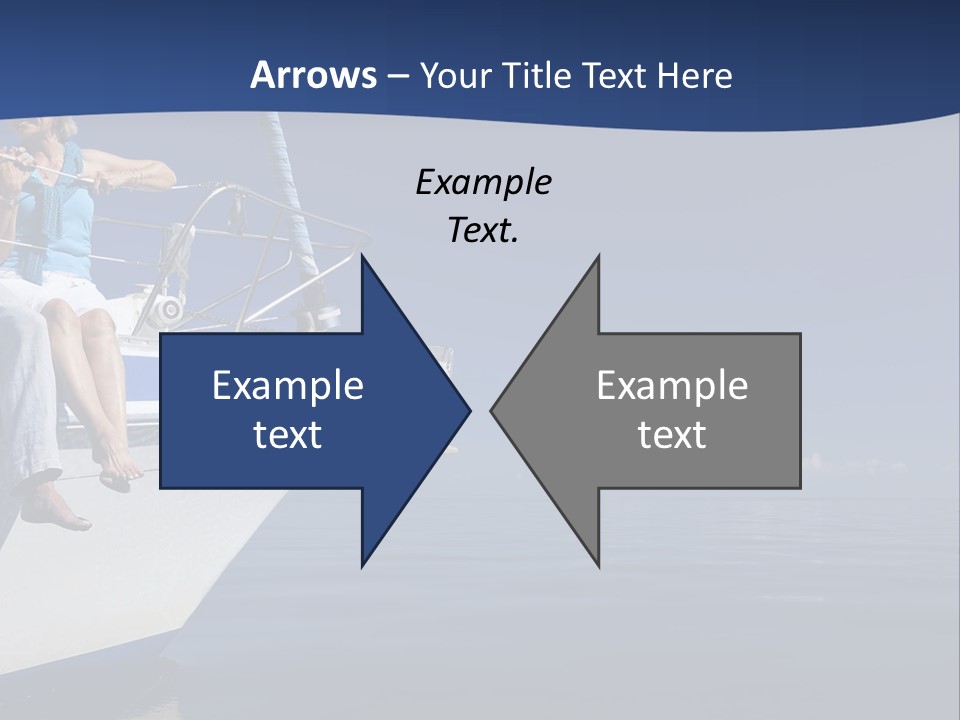 Retirement Romantic Yacht PowerPoint Template