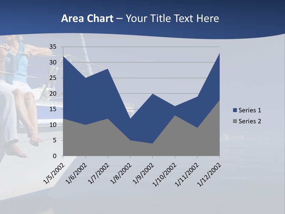 Retirement Romantic Yacht PowerPoint Template