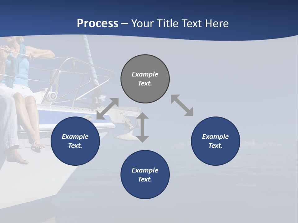 Retirement Romantic Yacht PowerPoint Template
