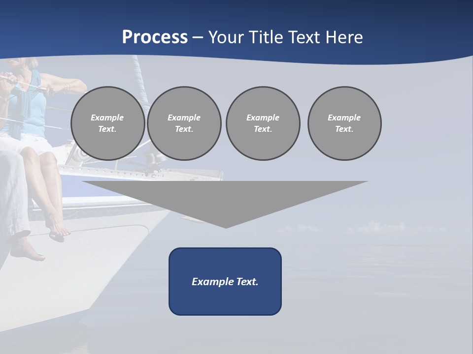Retirement Romantic Yacht PowerPoint Template