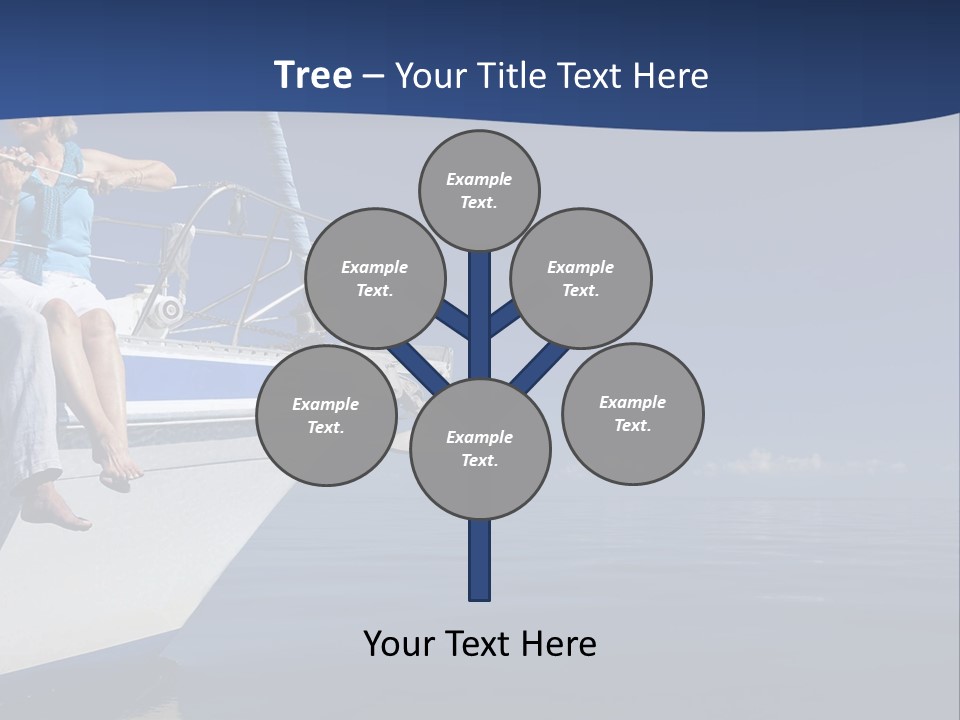 Retirement Romantic Yacht PowerPoint Template