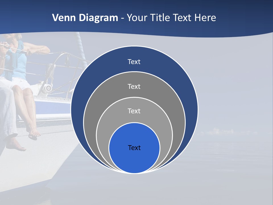 Retirement Romantic Yacht PowerPoint Template