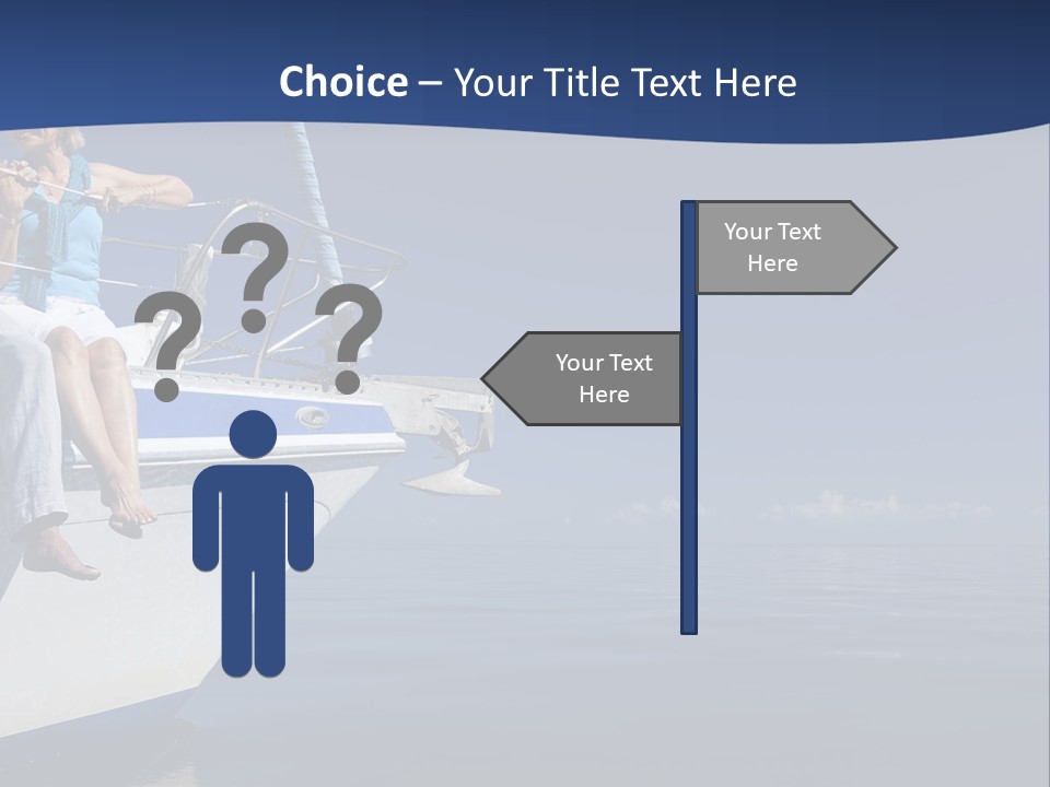 Retirement Romantic Yacht PowerPoint Template