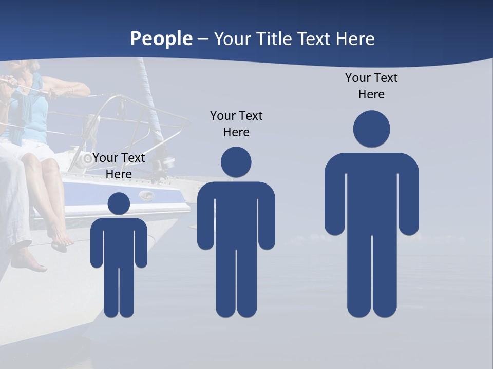 Retirement Romantic Yacht PowerPoint Template