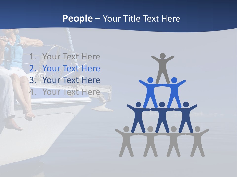 Retirement Romantic Yacht PowerPoint Template