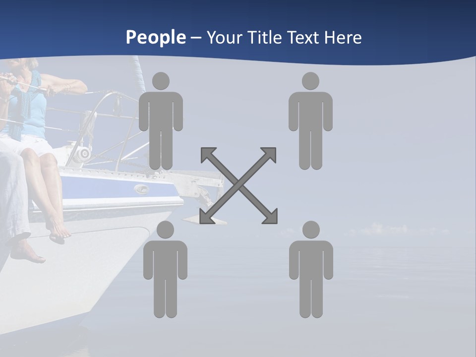 Retirement Romantic Yacht PowerPoint Template