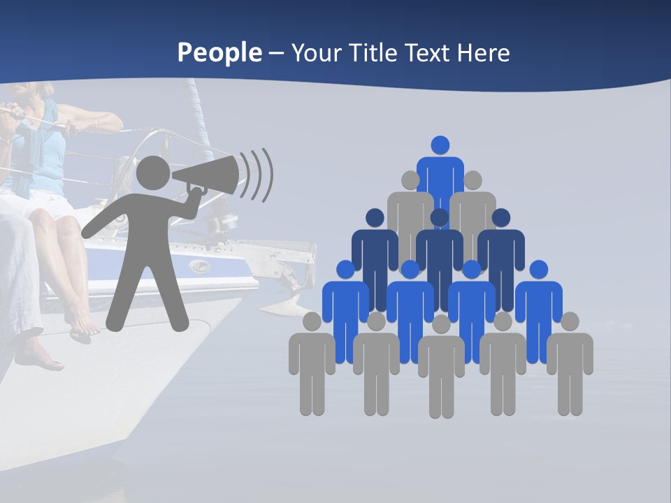 Retirement Romantic Yacht PowerPoint Template